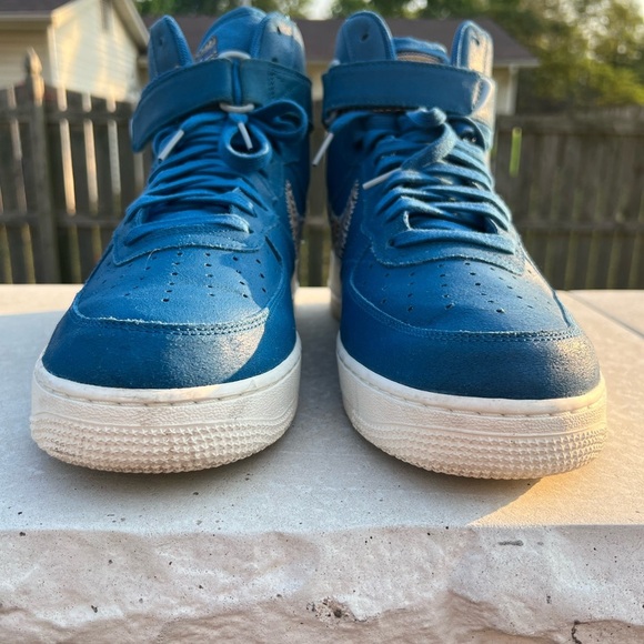 NIKE AIR FORCE I HIGH \'07 LV8 AFRO PUNK Blue Size 11.5 Sneakers main image 12